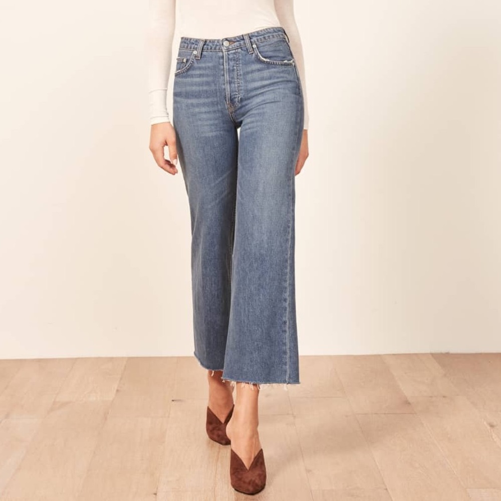 Reformation high waist ankle boot jeans sz 27 (f46